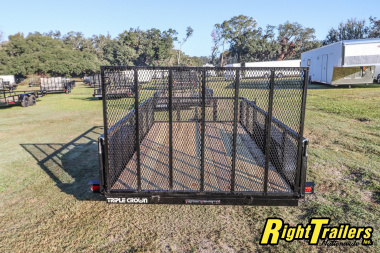 New 2025 6X12 Triple Crown Utility Trailer