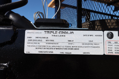 New 2025 6X12 Triple Crown Utility Trailer