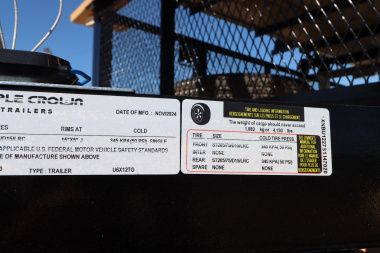 New 2025 6X12 Triple Crown Utility Trailer