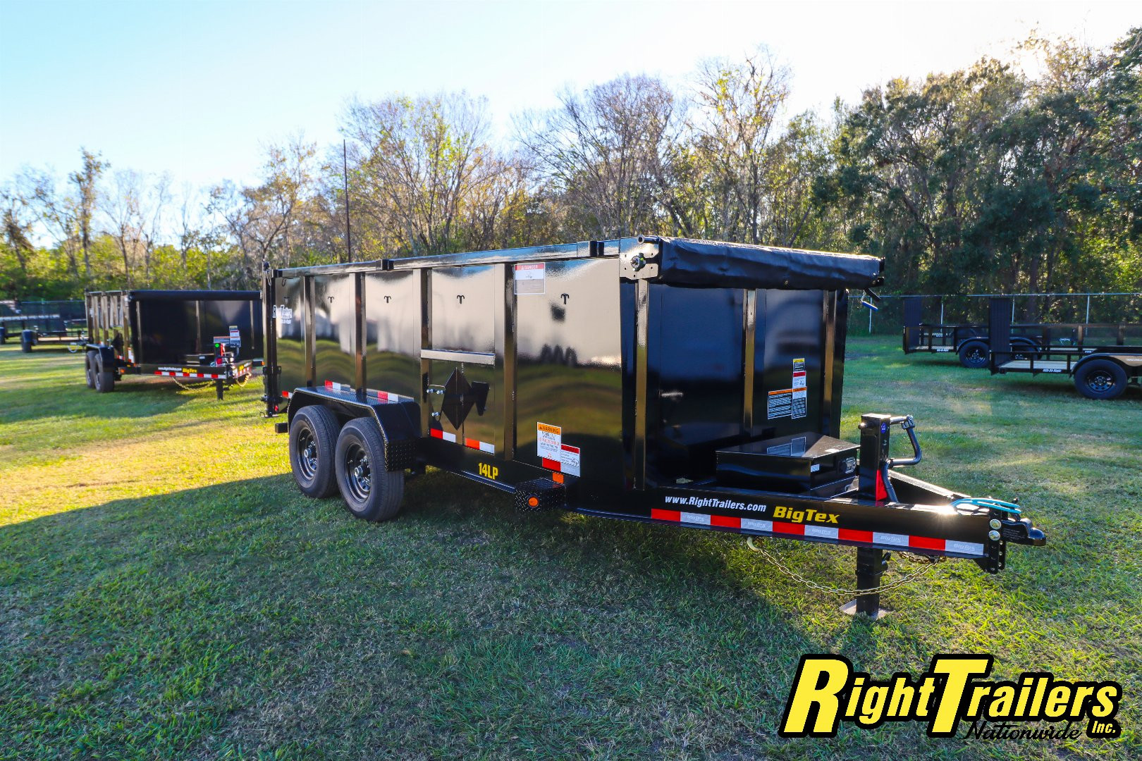 New 2025 7x14 Big Tex Dump Trailer