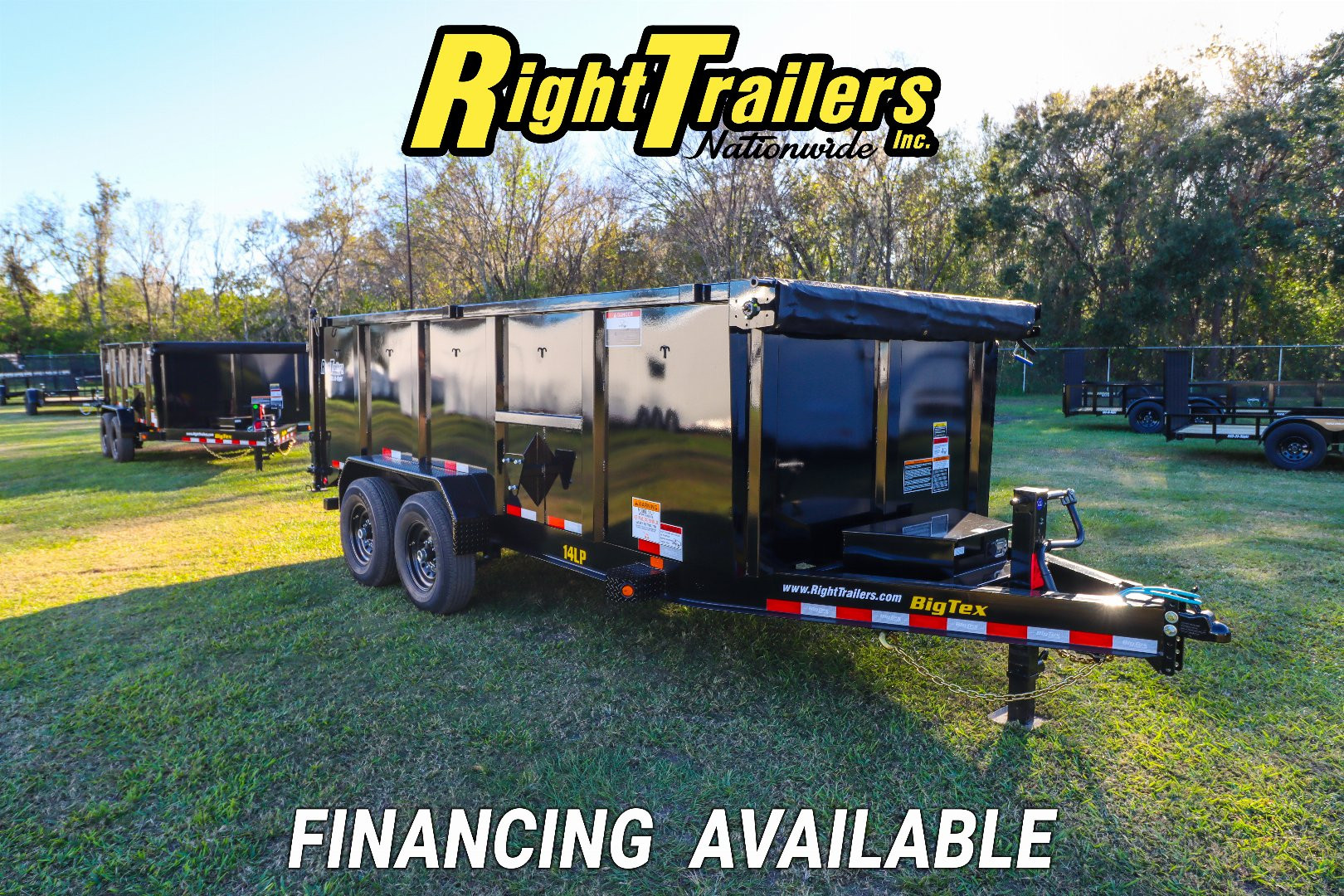 New 2025 7x14 Big Tex Dump Trailer