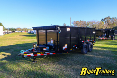 New 2025 7x14 Big Tex Dump Trailer