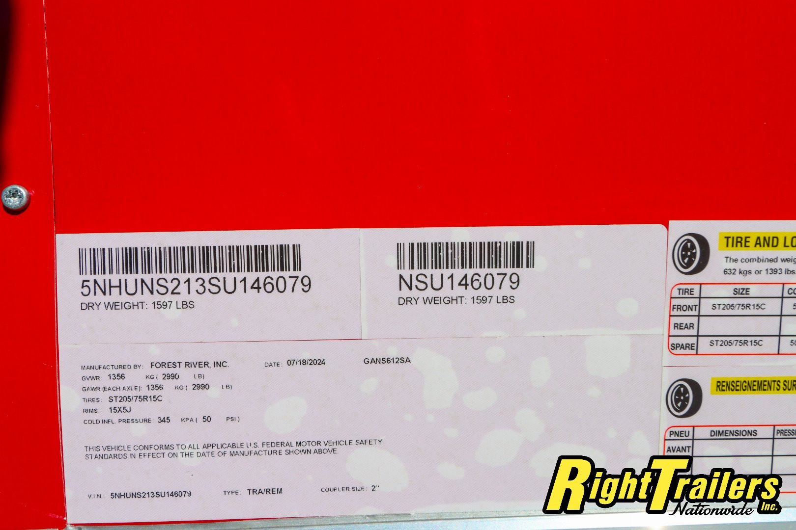 New 6X12 Continental Cargo Concession Trailer