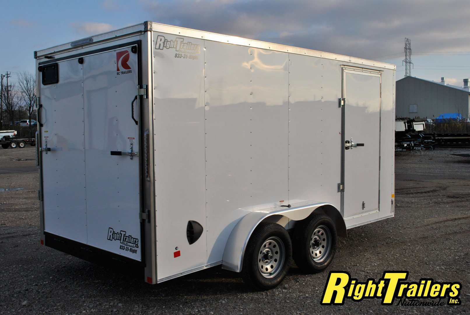 New 2025 7X14 RC Cargo Trailer