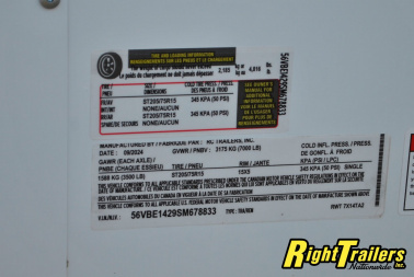 New 2025 7X14 RC Cargo Trailer