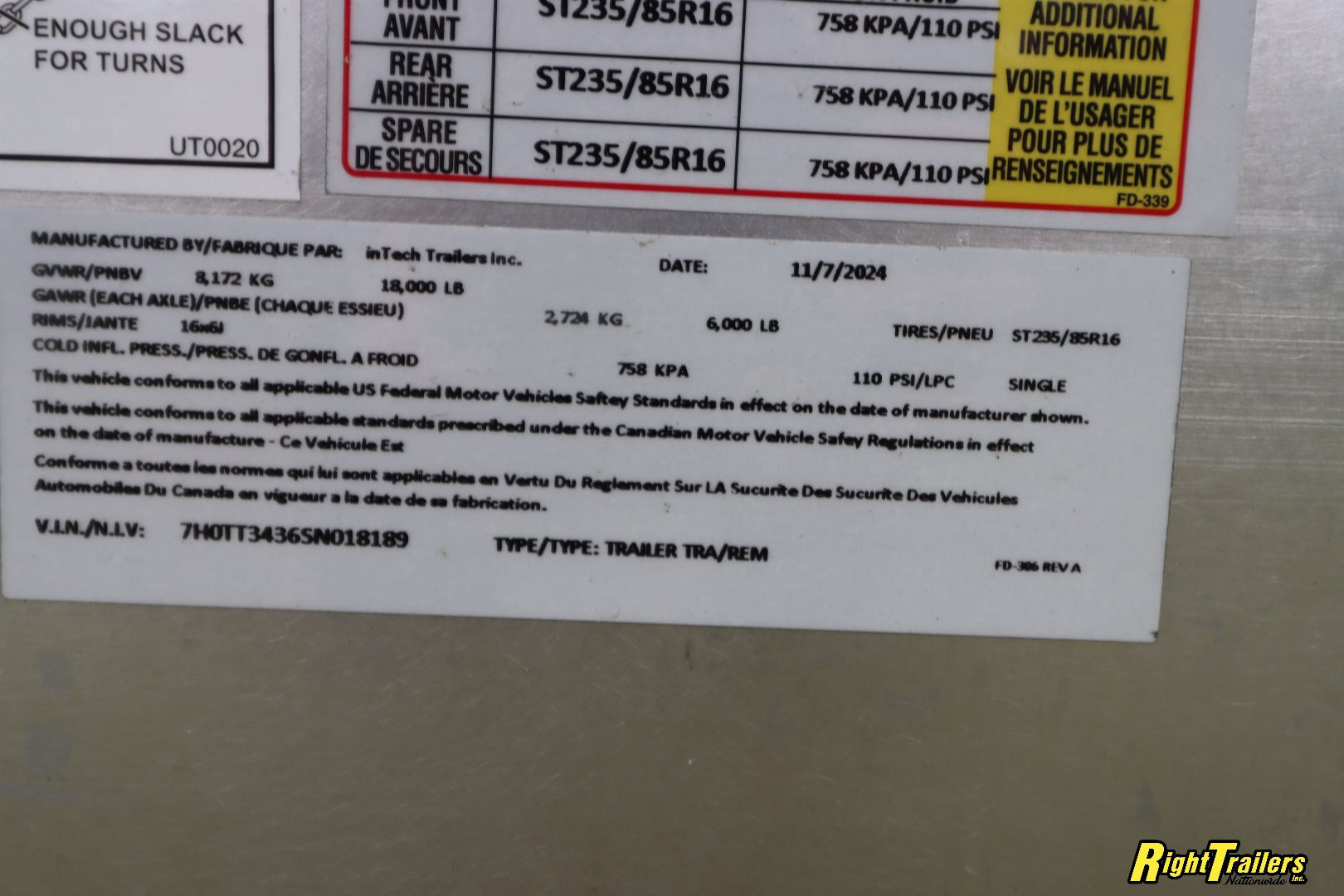 New 2025 inTech Trailers 8.5x34 Race Trailer