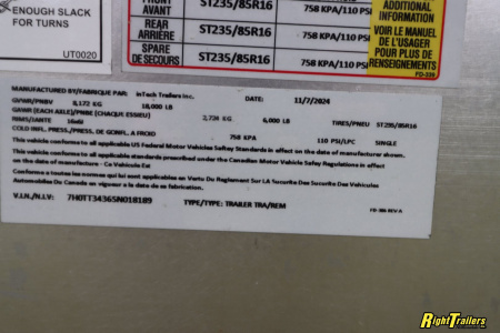 New 2025 inTech Trailers 8.5x34 Race Trailer