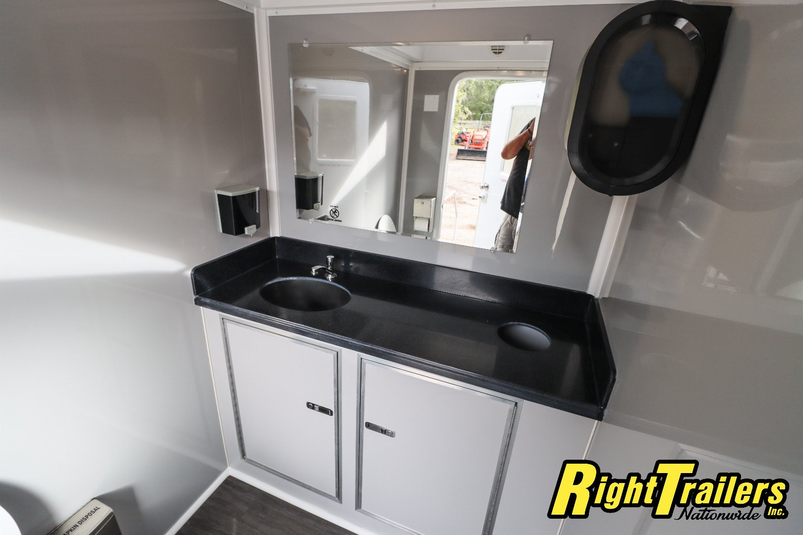 New 2025 3 Station Restroom Trailer