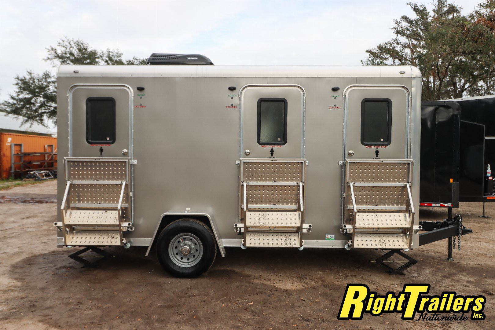 New 2025 3 Station Restroom Trailer