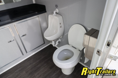 New 2025 3 Station Restroom Trailer