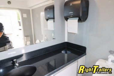 New 2025 3 Station Restroom Trailer