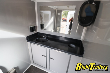 New 2025 3 Station Restroom Trailer