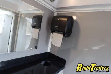 New 2025 3 Station Restroom Trailer