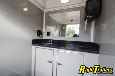 New 2025 3 Station Restroom Trailer