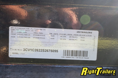 New 2025 8.5X22 PJ Car Hauler