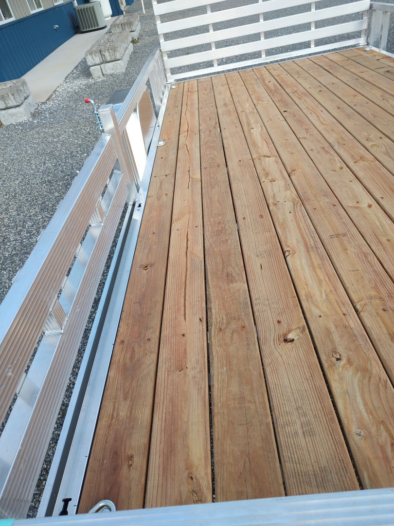 New 2026 SPORT HAVEN 7'x14' Aluminum Tube Top ATV Utility Trailer