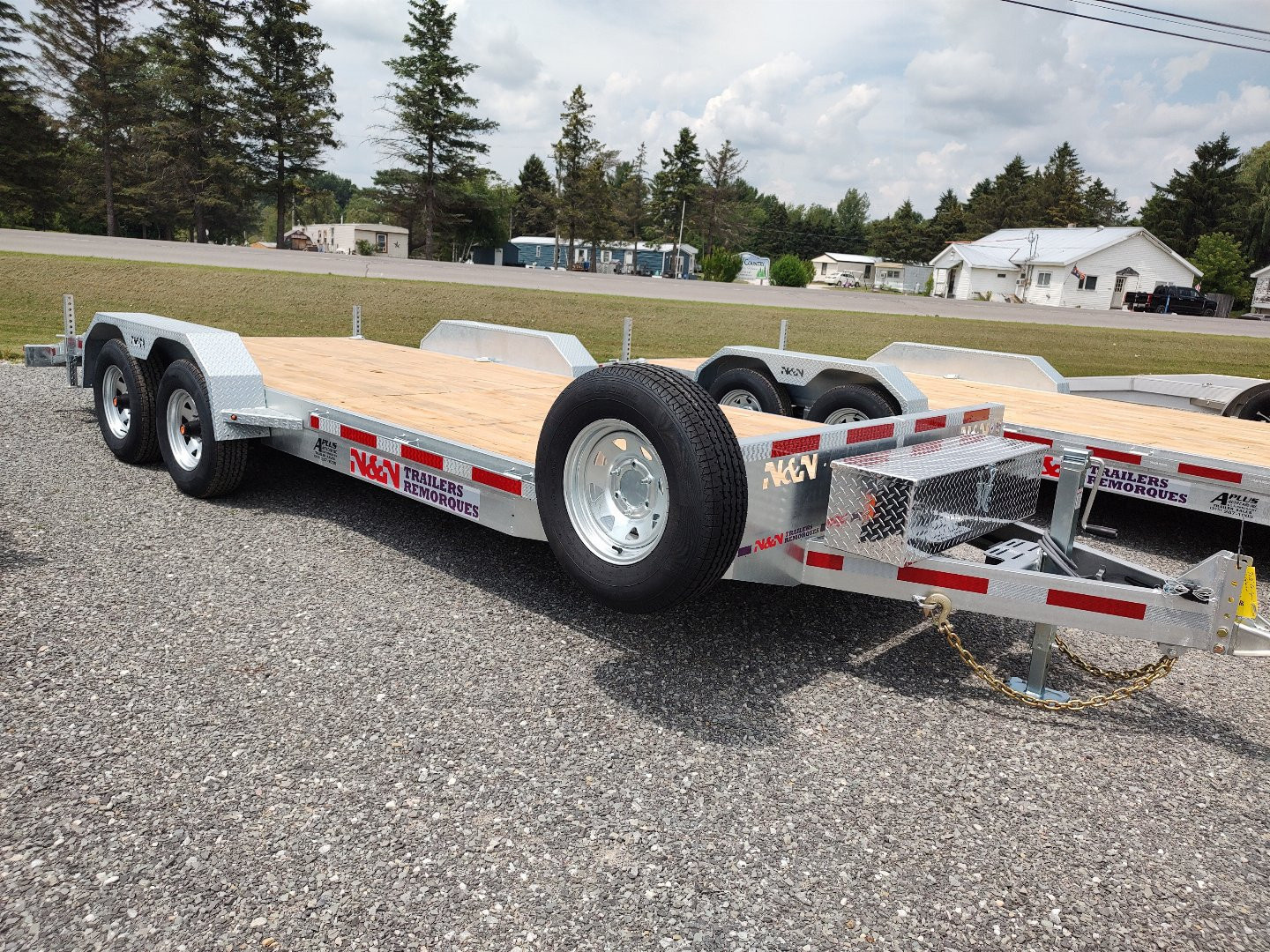 New 2025 N & N Trailers ICH-20, 10K Galvanized Car/Equipment Hauler