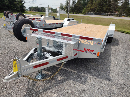 New 2025 N & N Trailers ICH-20, 10K Galvanized Car/Equipment Hauler