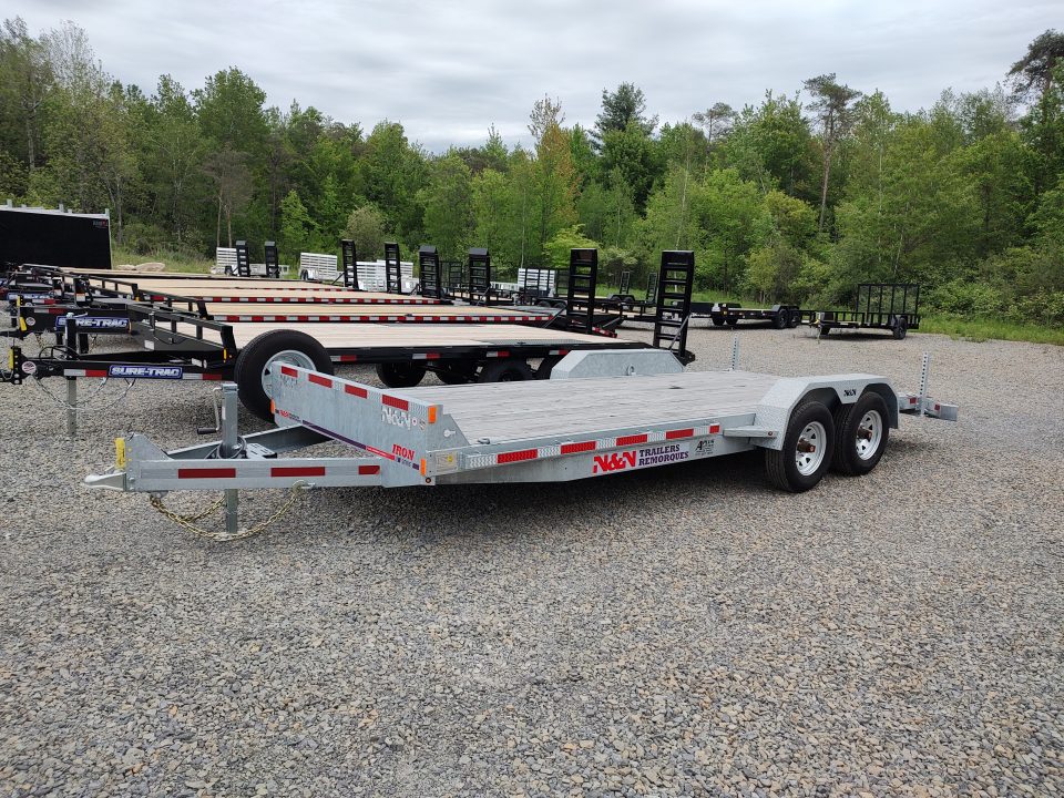 New 2025 N & N Trailers ICH-20, 10K Galvanized Car/Equipment Trailer