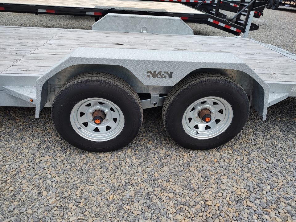 New 2025 N & N Trailers ICH-20, 10K Galvanized Car/Equipment Trailer