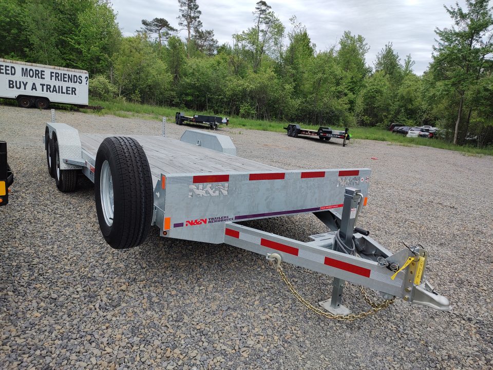New 2025 N & N Trailers ICH-20, 10K Galvanized Car/Equipment Trailer