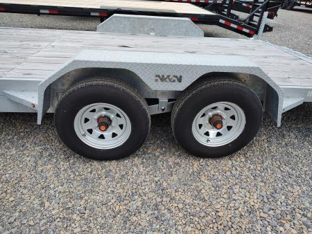 New 2025 N & N Trailers ICH-20, 10K Galvanized Car/Equipment Trailer