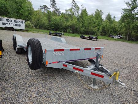 New 2025 N & N Trailers ICH-20, 10K Galvanized Car/Equipment Trailer