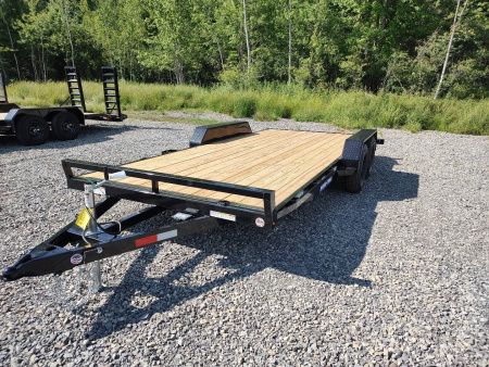 New 2027 Sure-Trac 7'x18' C-CHANNEL CAR TRAILER 7K