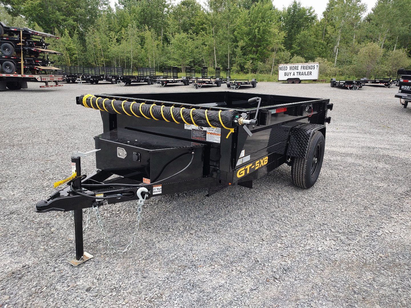 New 2025 Griffin Trailers GT-5X8SA 5K Dump Trailer