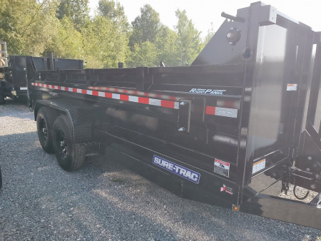 New 2026 Sure-Trac 7'X16' HD Low Profile Dump Trailer