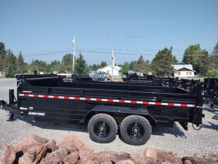New 2026 Sure-Trac 7'X14' HD LOW PROFILE Dump Trailer