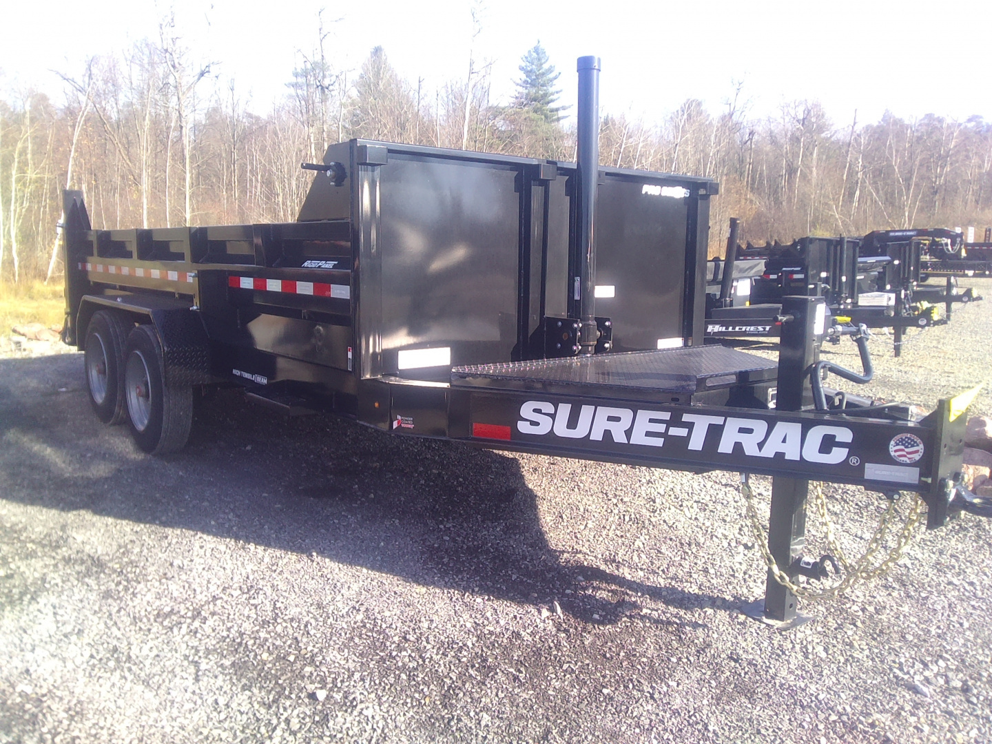 New 2026 Sure-Trac STBTL8214-BP-17.6K PRO SERIES 7X14 DUMP Dump Trailer