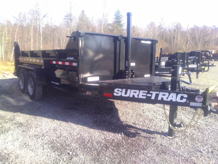 New 2026 Sure-Trac STBTL8214-BP-17.6K PRO SERIES 7X14 DUMP Dump Trailer