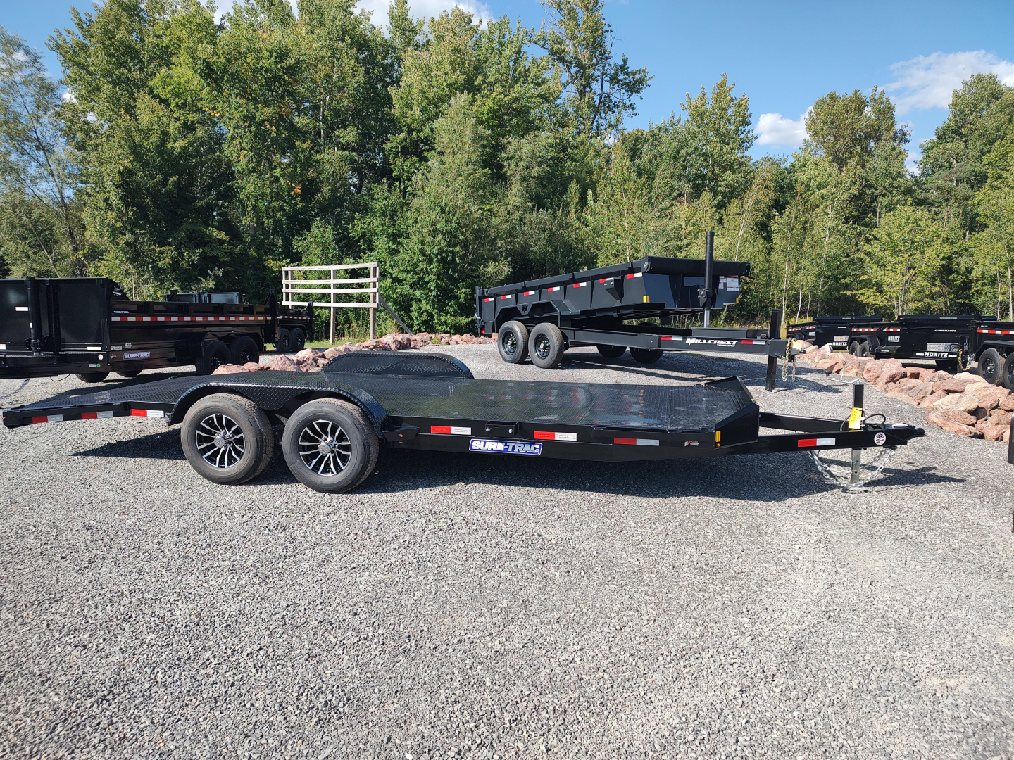 New 2026 Sure-Trac 7X20 Steel Deck Car Hauler