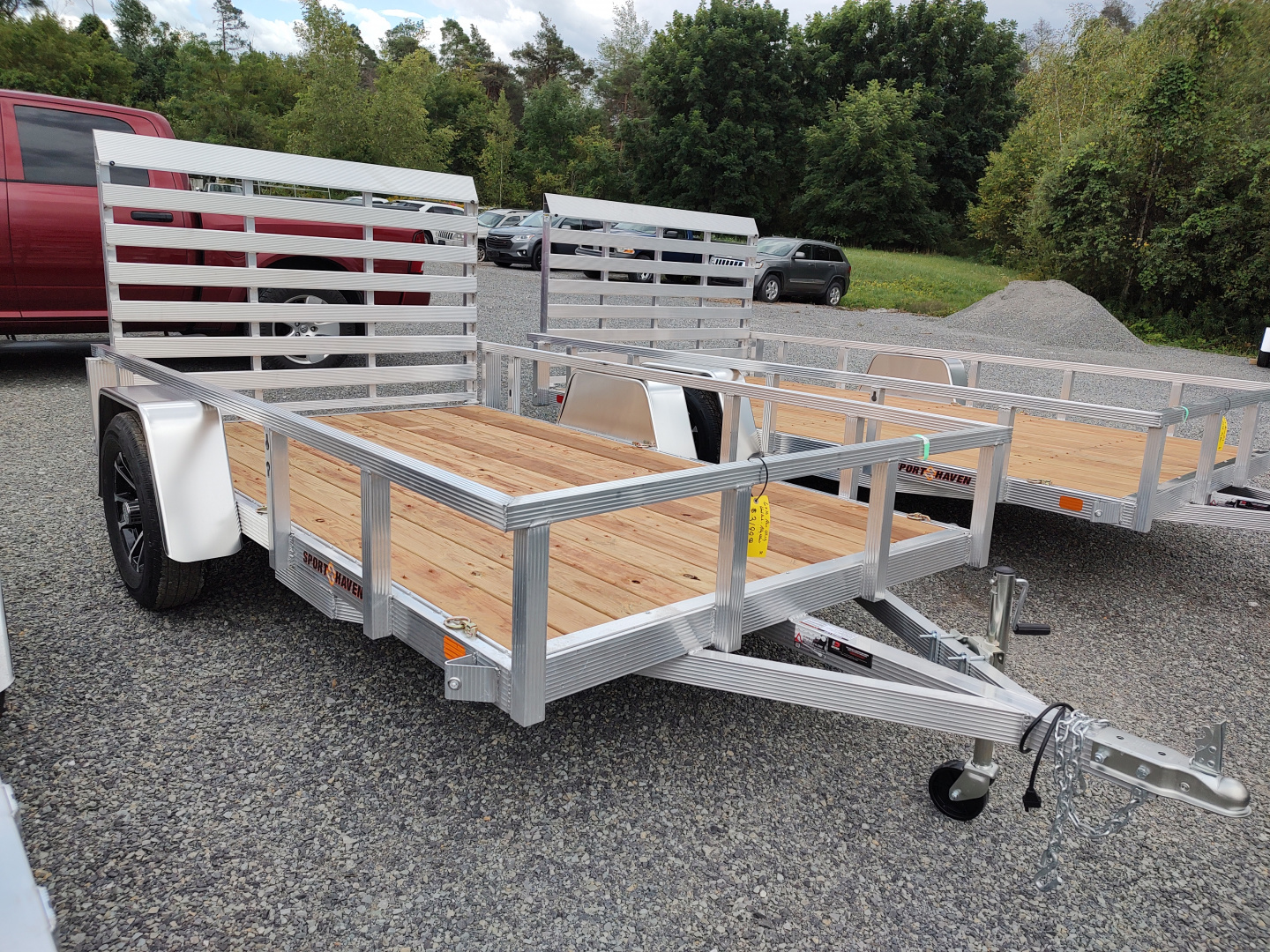 New 2026 Sport Haven AUT6X10 Aluminum Tube Top Utility Trailer