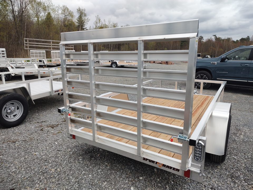 New 2026 Sport Haven AUT5X10 Aluminum Tube Top Utility Trailer