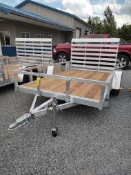 New 2026 Sport Haven AUT6X10 Aluminum Tube Top Utility Trailer