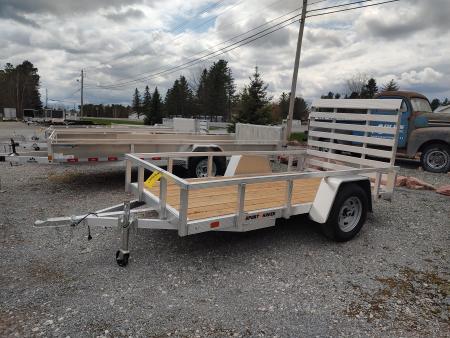 New 2026 Sport Haven AUT5X10 Aluminum Tube Top Utility Trailer