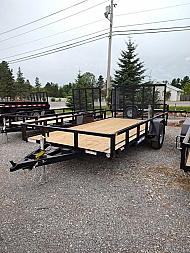 New 2026 Sure-Trac Tube Top Utility SA 7' x 12' Utility Trailer