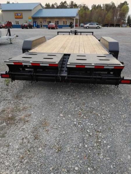 New 2026 Sure-Trac 7'X17'+3' 14K Universal Ramp Equipment Trailer