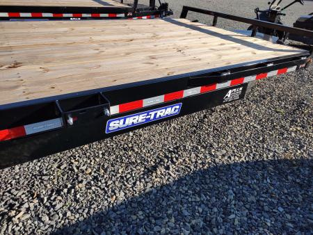 New 2026 Sure-Trac 7'X17'+3' 14K Universal Ramp Equipment Trailer