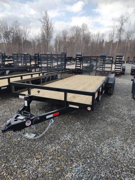 New 2026 Sure-Trac 7'X20' HD TUBE TOP 10K Utility Trailer