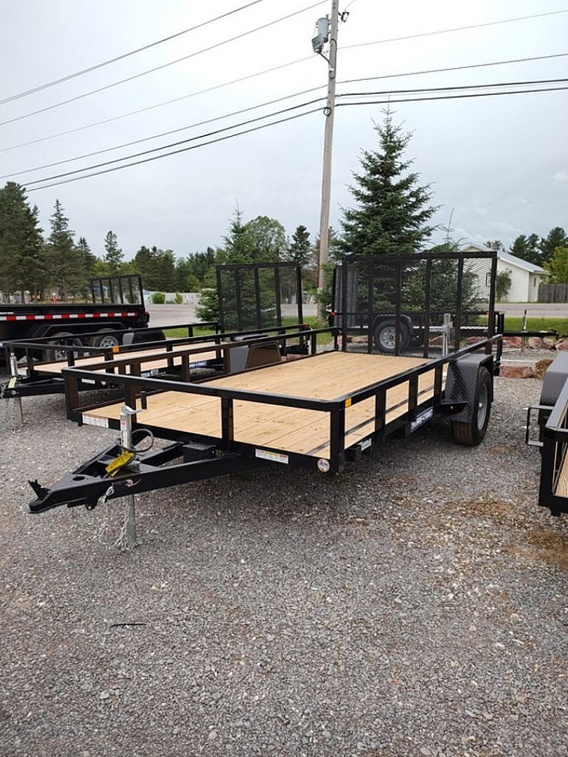 New 2026 Sure-Trac Tube Top Utility SA 7' x 12' Utility Trailer