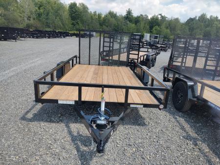New 2026 Sure-Trac Tube Top Utility SA 7' x 12' Utility Trailer