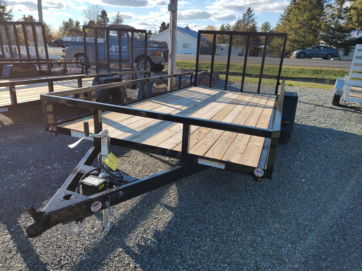 New 2026 Sure-Trac Tube Top Utility SA 7' x 14' 5k Utility Trailer