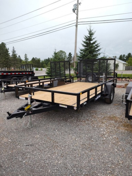 New 2026 Sure-Trac Tube Top Utility SA 7' x 14' 5k Utility Trailer