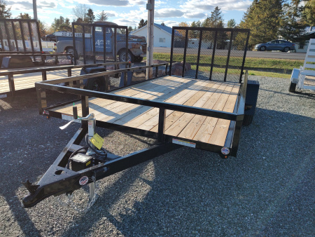 New 2026 Sure-Trac Tube Top Utility SA 7' x 14' 5k Utility Trailer