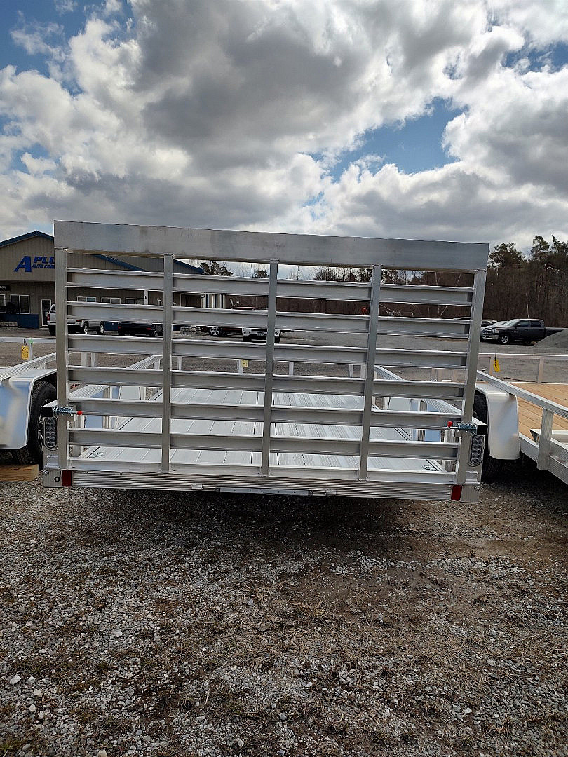 New 2026 Sport Haven AUT7X14D- Deluxe Aluminum Tube Top Utility Utility Trailer