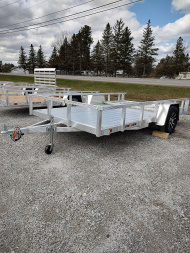 New 2026 Sport Haven AUT7X14D- Deluxe Aluminum Tube Top Utility Utility Trailer