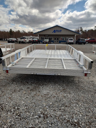 New 2026 Sport Haven AUT7X14D- Deluxe Aluminum Tube Top Utility Utility Trailer